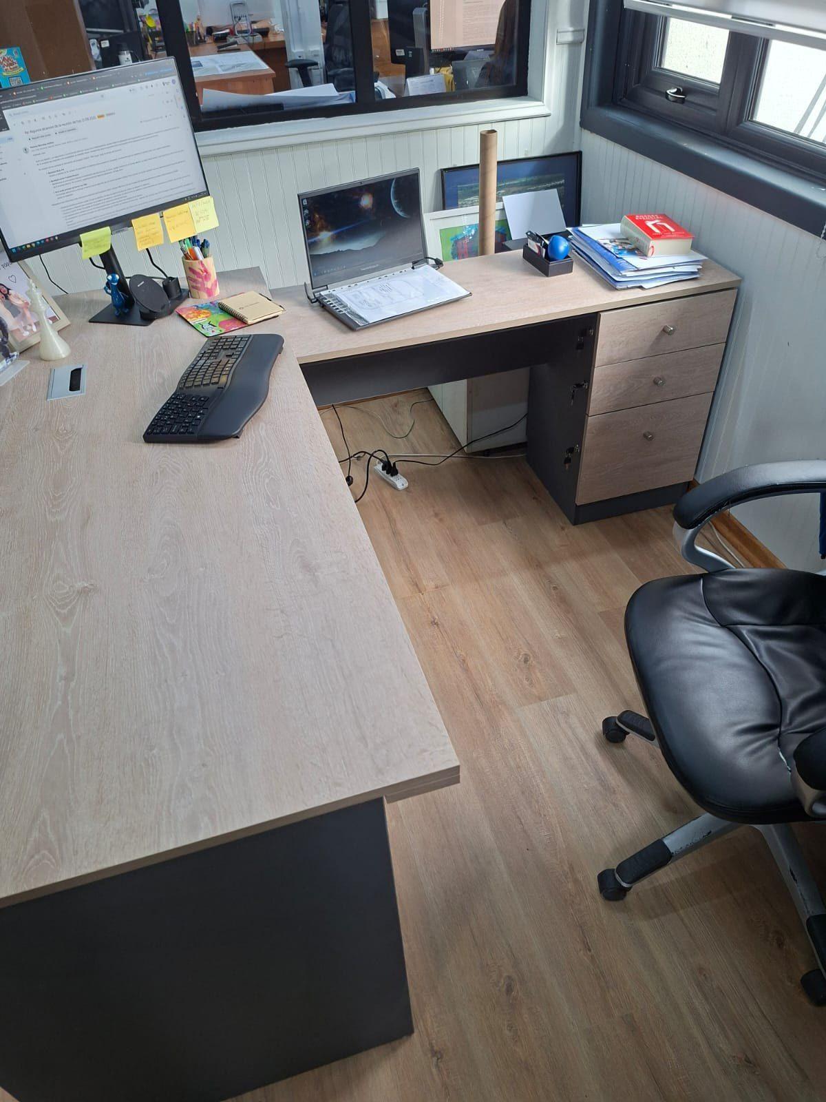 Vista del puesto de trabajo completo